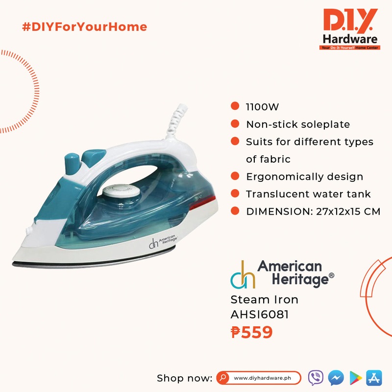 American Heritage Steam Iron