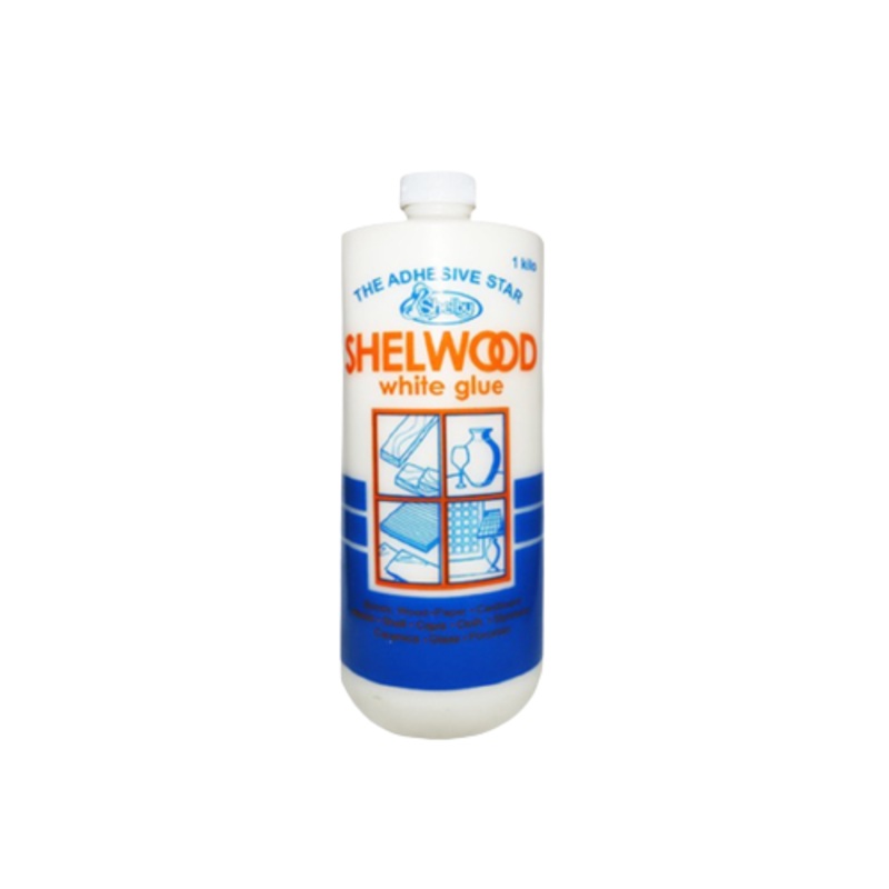 Shelby Shelwood White 1/2 Liter Glue Non-Toxic Water-Based Wood Glue