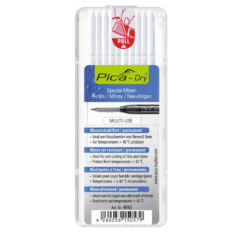 Pica-Dry Water Jet Resistant Special Refills – White