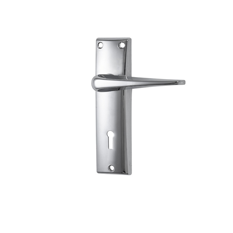 Basta Glencar On Plate Door Handle Chrome