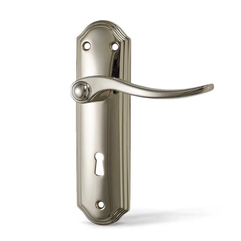 Belair Sash Lockset & Hinges Brass