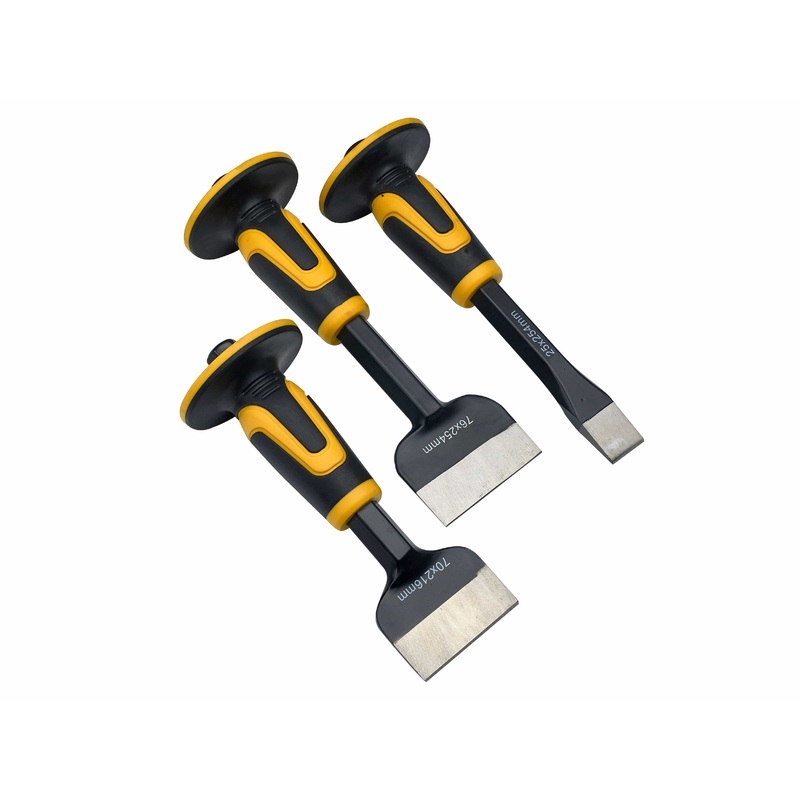 Roughneck 3 Piece Chisel & Bolster Set