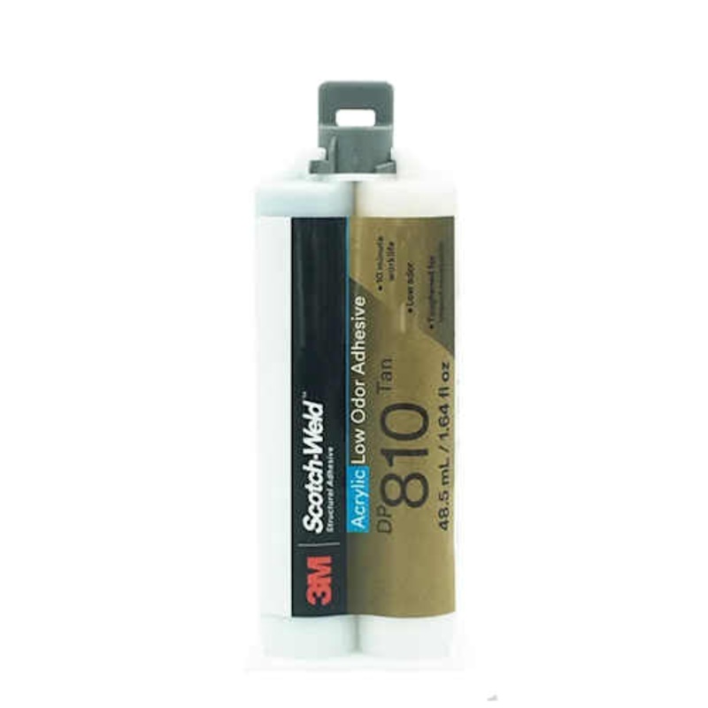 3M Scotch-Weld DP810 Acrylic Adhesive, Tan, 48.5ml