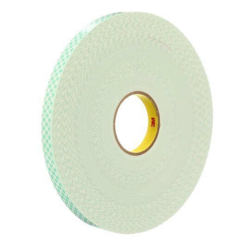 3M Scotch White Double Coated Foam tape – 4032 –  1/2 x 72 yds x 1/32 thick