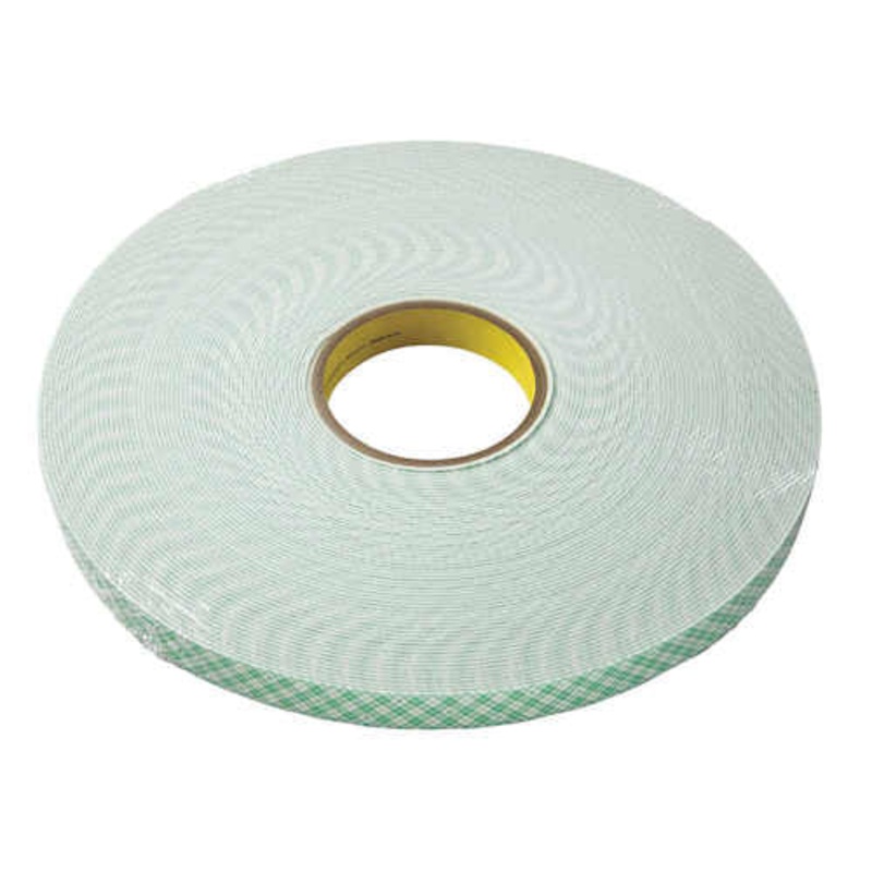 3M Scotch 4026 White DC Foam tape 1/2 x 1/16 thick x 36 yards on a 3