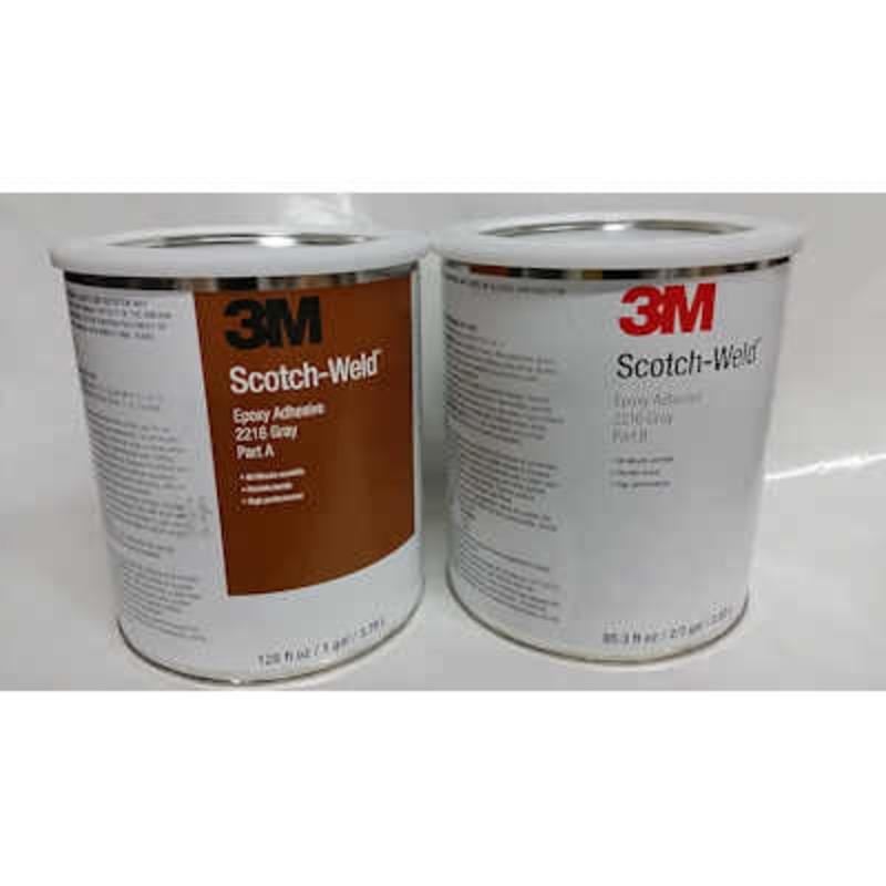 3M Scotch-Weld 2216 Epoxy Adhesive Gray B/A, Two Part Kit, 1 Gallon Kit