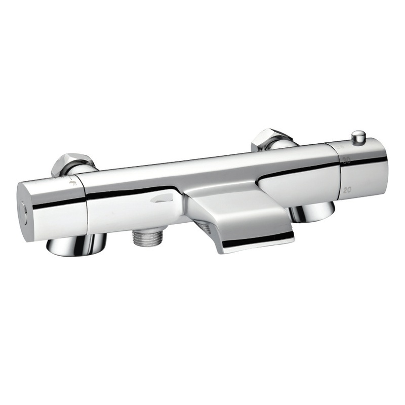 ASTRA Thermostatic Deck Mounted Bath Shower Mixer Built in Diverter