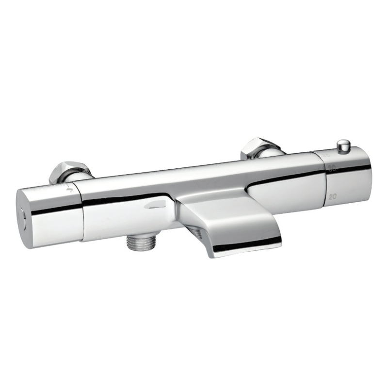 ASTRA Thermostatic Wall Mounted Bath Shower Mixer Built in Diverter