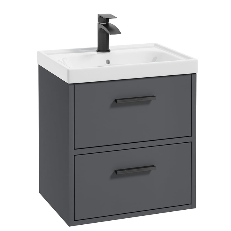 FINLAND Wall Hung Two Drawer Vanity unit