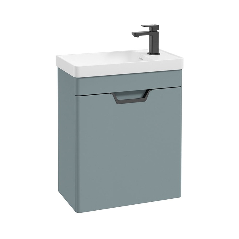 FREYA Wall Hung Single Door Cloakroom Vanity Unit
