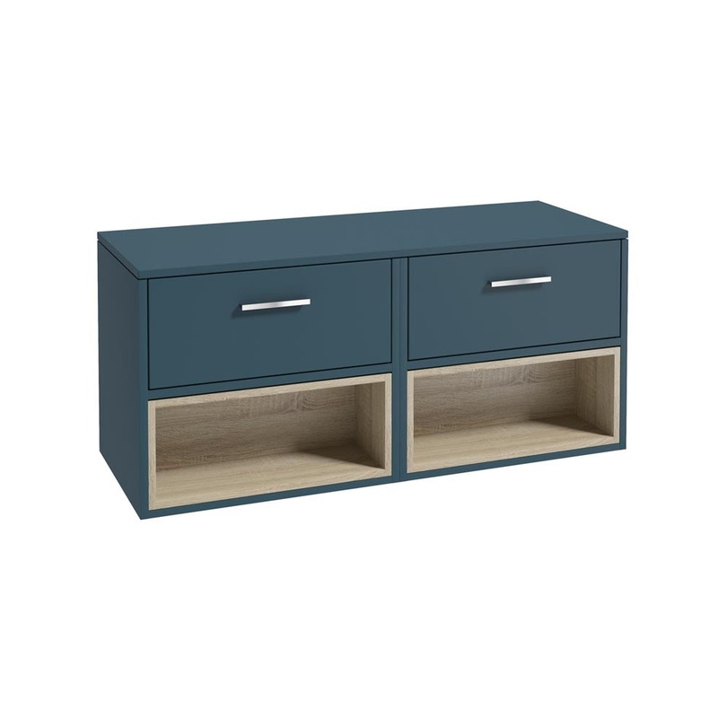 MALMO Wall Hung Two Drawer Countertop Vanity Unit
