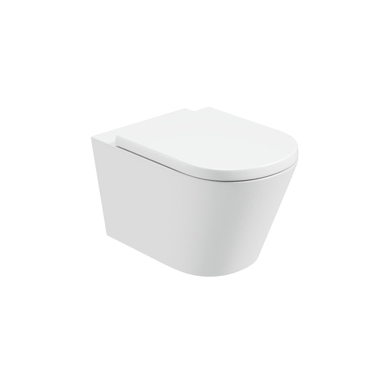 REFLECTIONS Rimless Wall Hung WC & Delta Soft Close Seat