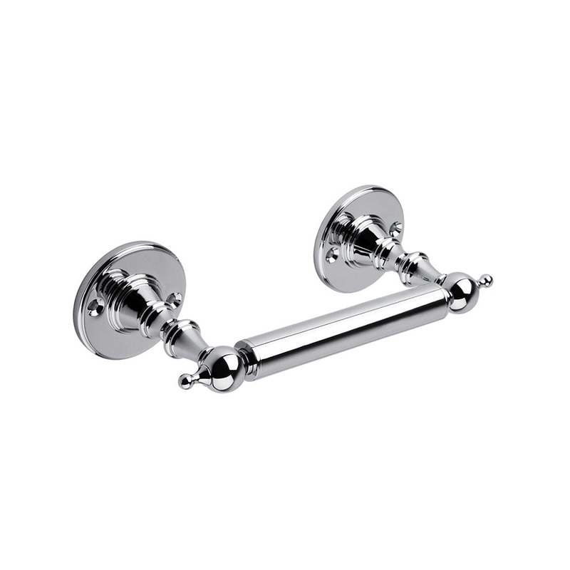 STOCKTON Traditional Toilet Roll holder Chrome